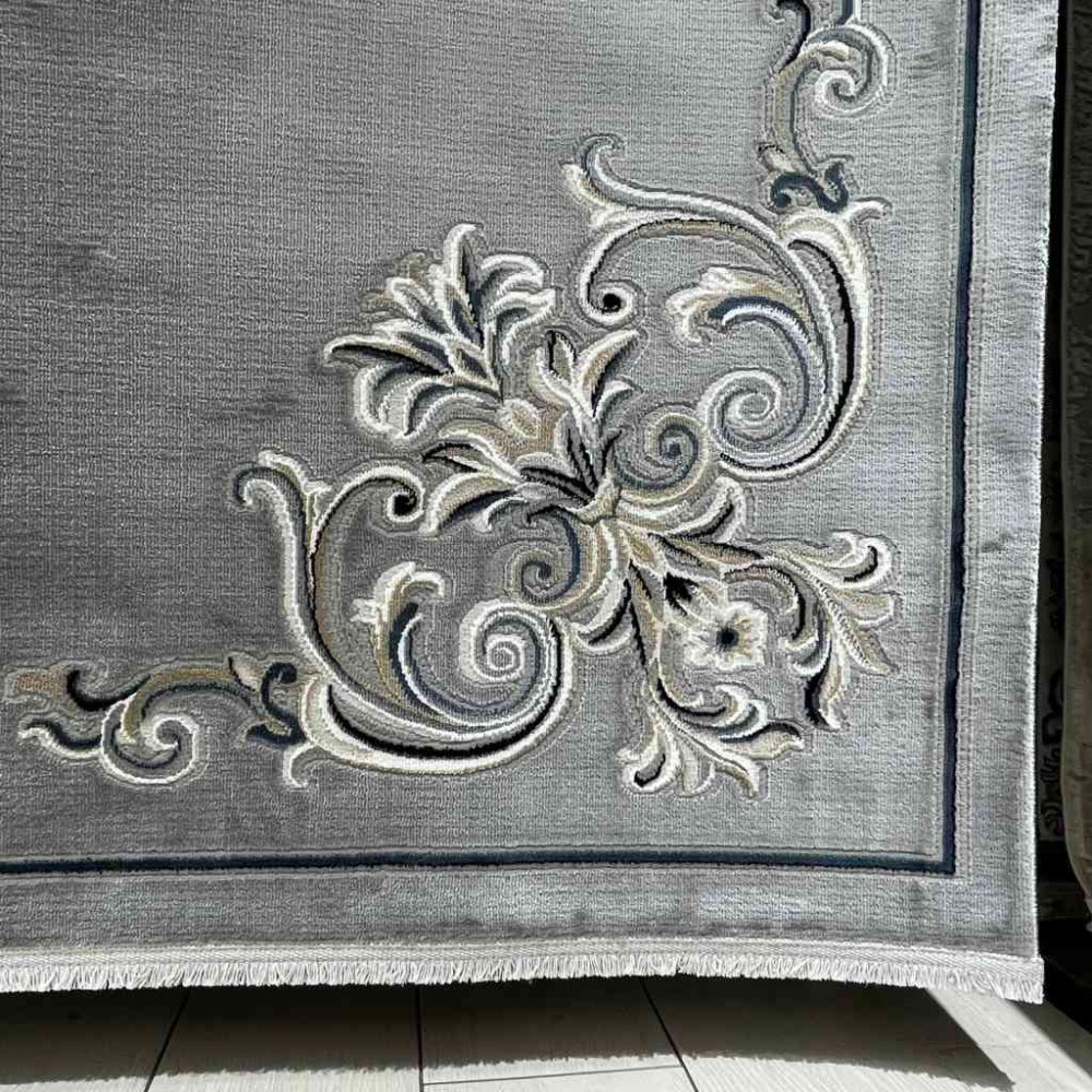 سجاد تركي باريس 32126A رصاصي مقاس 400*500