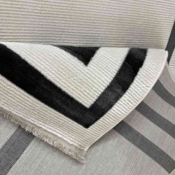 سجاد تركي برواز مودرن 42 ابيض اسود مقاس 300*400 سجاد تركي برواز مودرن 42 ابيض اسود مقاس 300*400