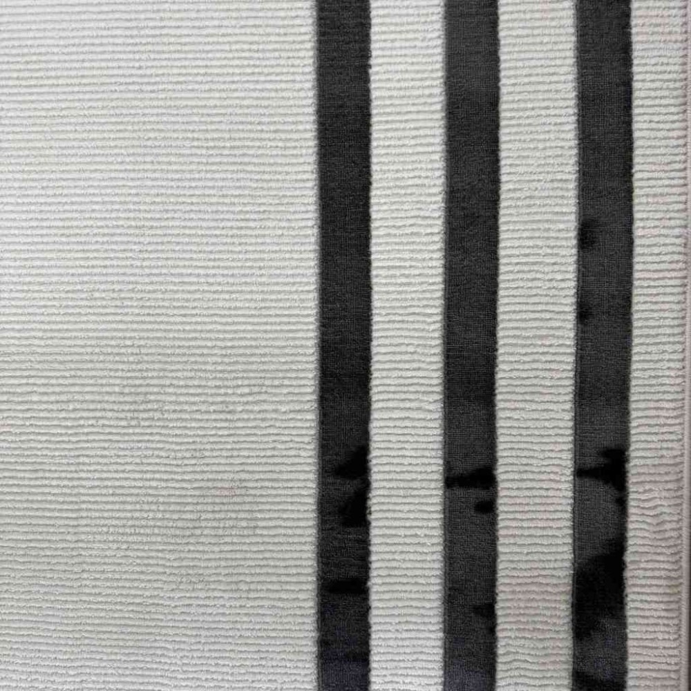 سجاد تركي برواز مودرن 42 ابيض اسود مقاس 300*400