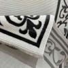 سجاد تركي برواز مودرن 78 ابيض اسود مقاس 50*80