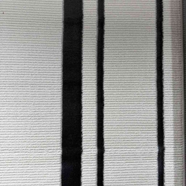 سجاد تركي برواز مودرن 81 ابيض اسود مقاس 250*350
