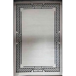 سجاد تركي برواز مودرن 83 ابيض اسود مقاس 50*80