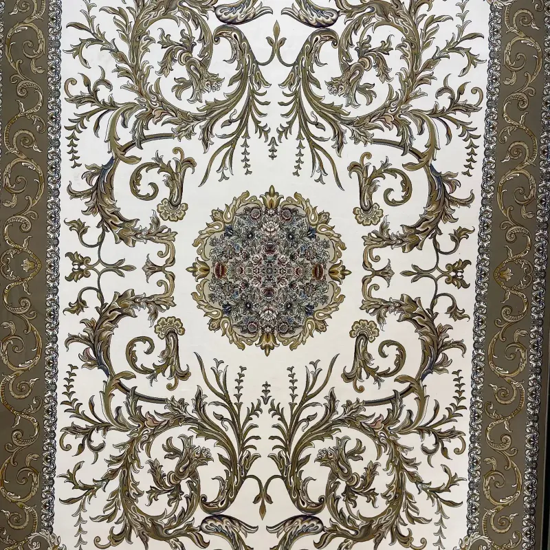 سجاد ايراني سيلا 100164 بيج مقاس 250*350 - سجاد ايراني