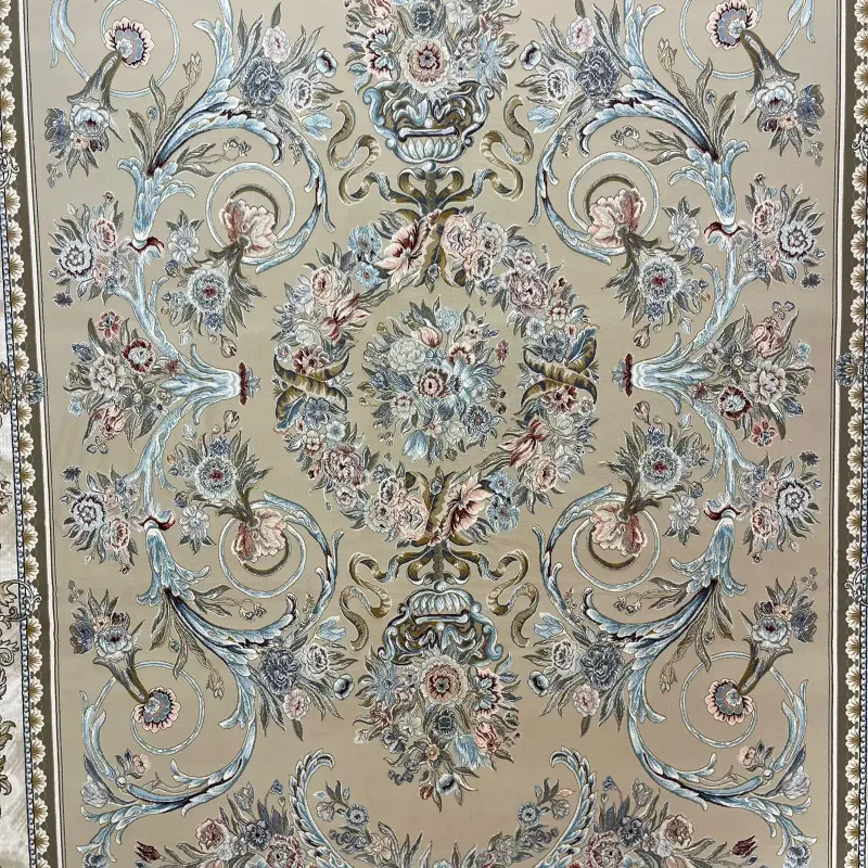 سجاد ايراني سيلا 90148 بيج مقاس 400*800 - سجاد ايراني