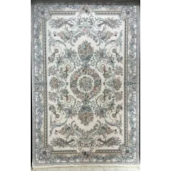 سجاد ايراني سيلا 100166 كريم مقاس 200*200