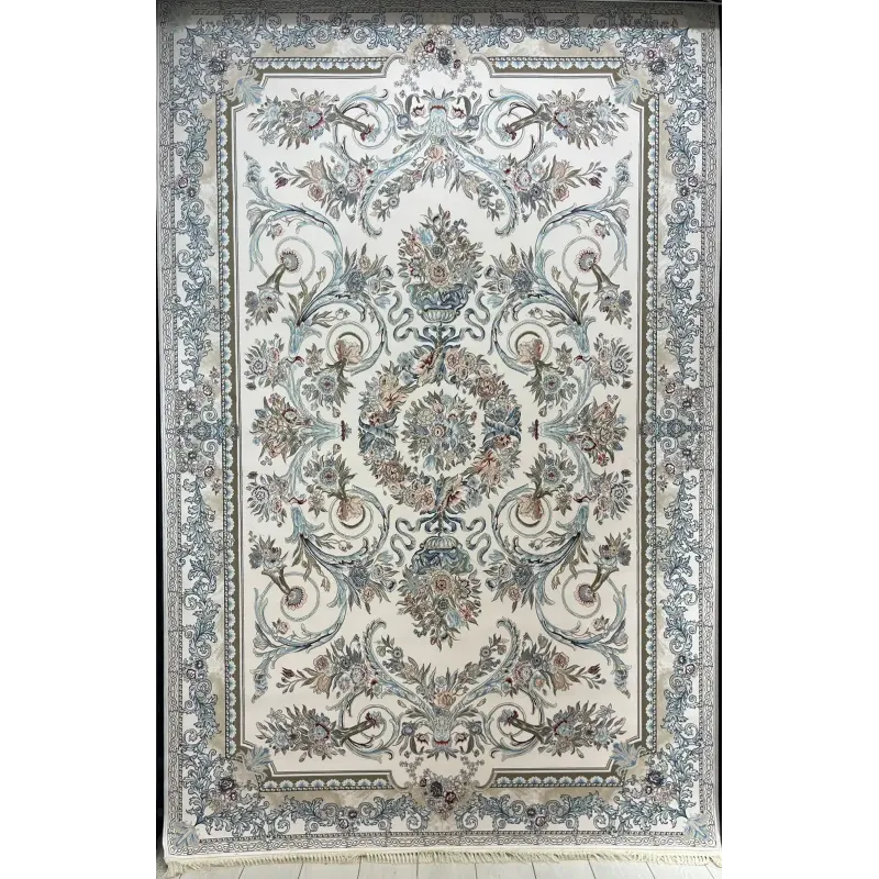 سجاد ايراني سيلا 100166 كريم مقاس 200*200