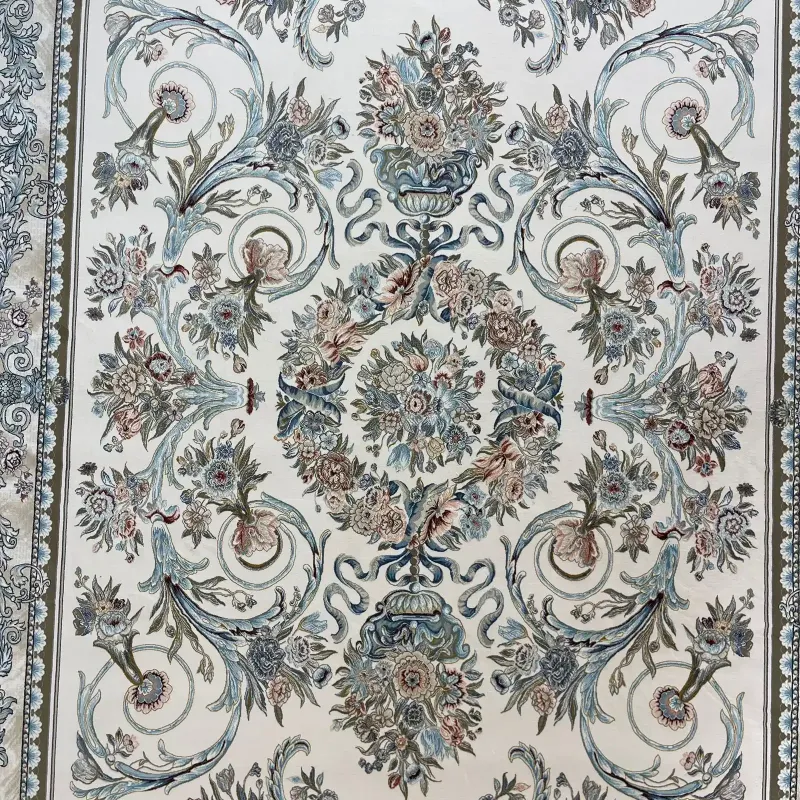 سجاد ايراني سيلا 100166 كريم مقاس 250*350 - سجاد ايراني