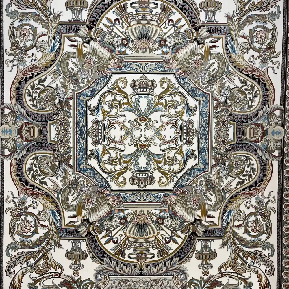 سجاد ايراني سيلا 90145 كريم فاتح مقاس 400*800