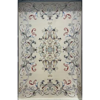 سجاد ايراني سيلا 100157 بيج فاتح مقاس 250*350