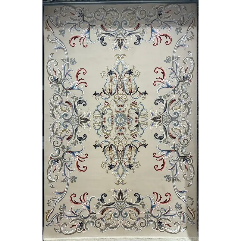 سجاد ايراني سيلا 100157 بيج فاتح مقاس 200*200