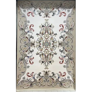 سجاد ايراني سيلا 100173 بيج فاتح مقاس 250*350