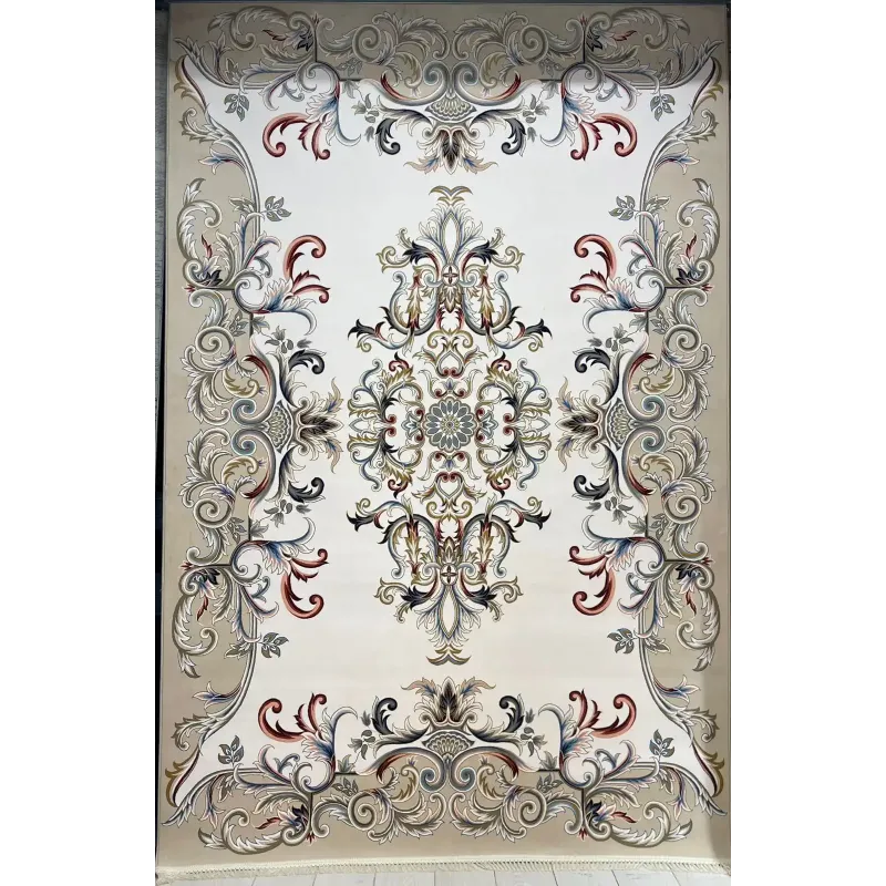 سجاد ايراني سيلا 100173 بيج فاتح مقاس 400*800