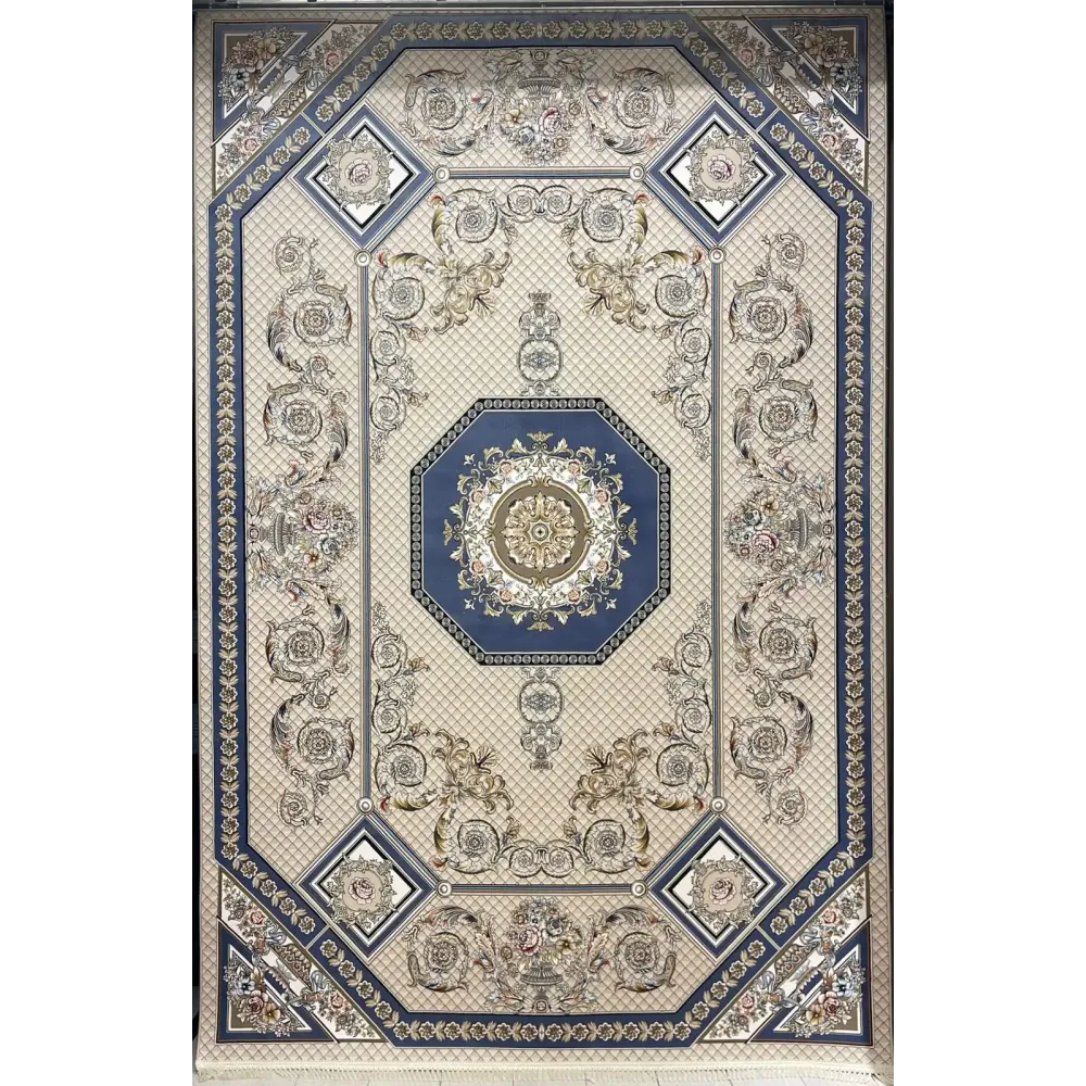 سجاد ايراني سيلا 100120 بيج فاتح مقاس 300*400