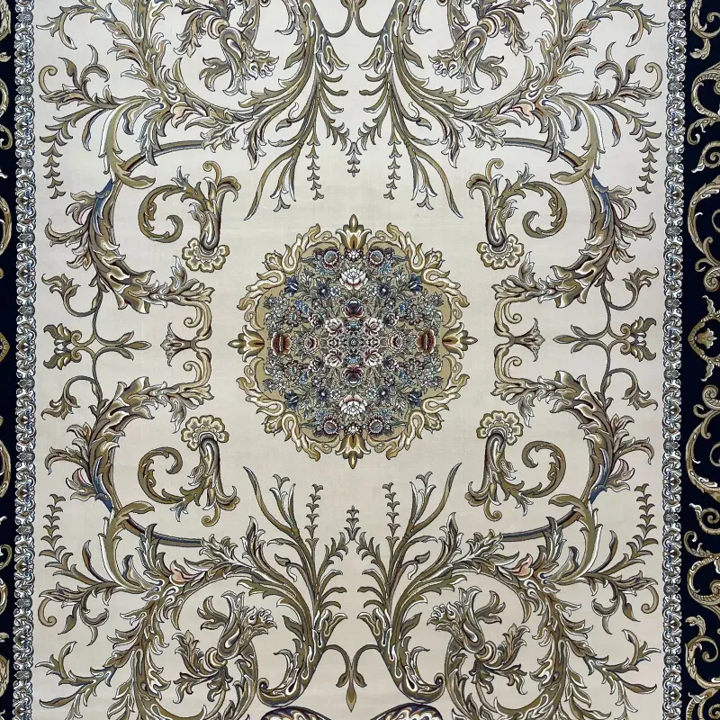 سجاد ايراني سيلا 100159 كحلي مقاس 250*350