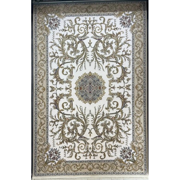 سجاد ايراني سيلا 100161 كريم مقاس 300*300