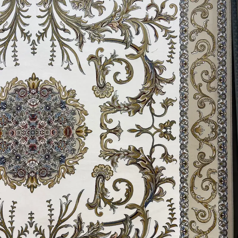 سجاد ايراني سيلا 100161 كريم مقاس 250*350 - سجاد ايراني