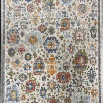 سجاد بوهيمي تركي تكنو KO35A بيج مولتي مقاس 250*350