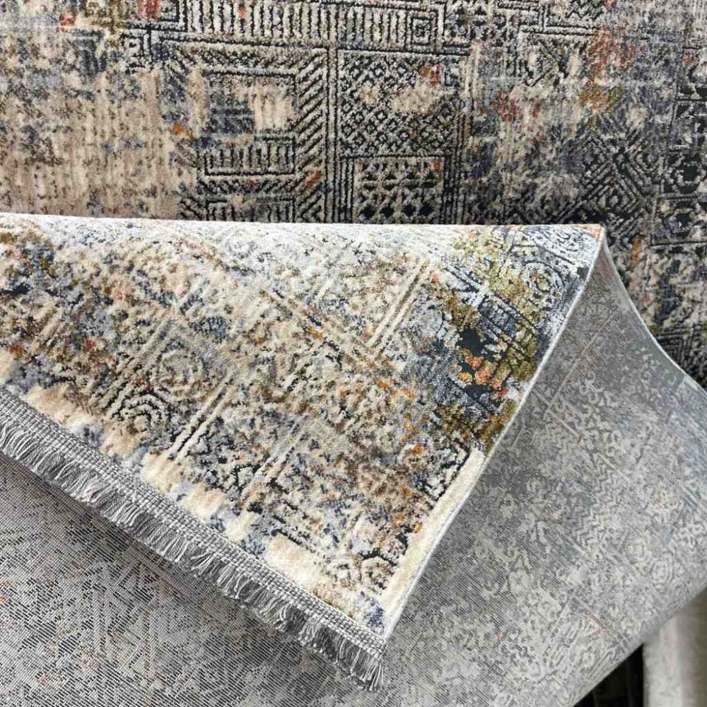 سجاد بوهيمي تركي تكنو KO41A بيج مولتي مقاس 400*500