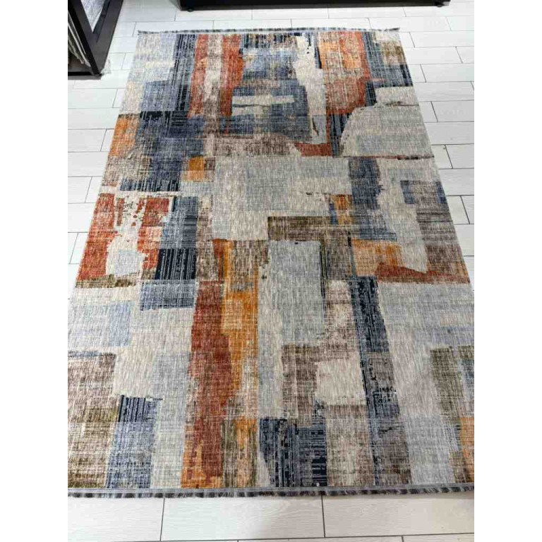 سجاد بوهيمي تركي تكنو KO53A بيج مولتي مقاس 150*220