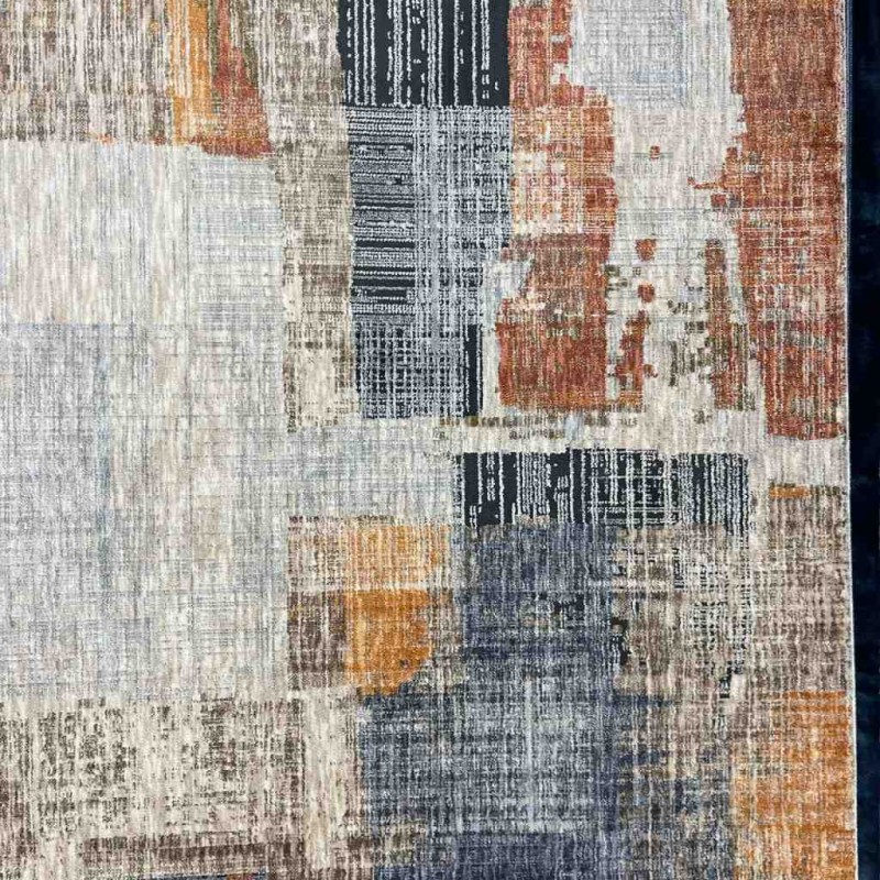سجاد بوهيمي تركي تكنو KO53A بيج مولتي مقاس 250*350