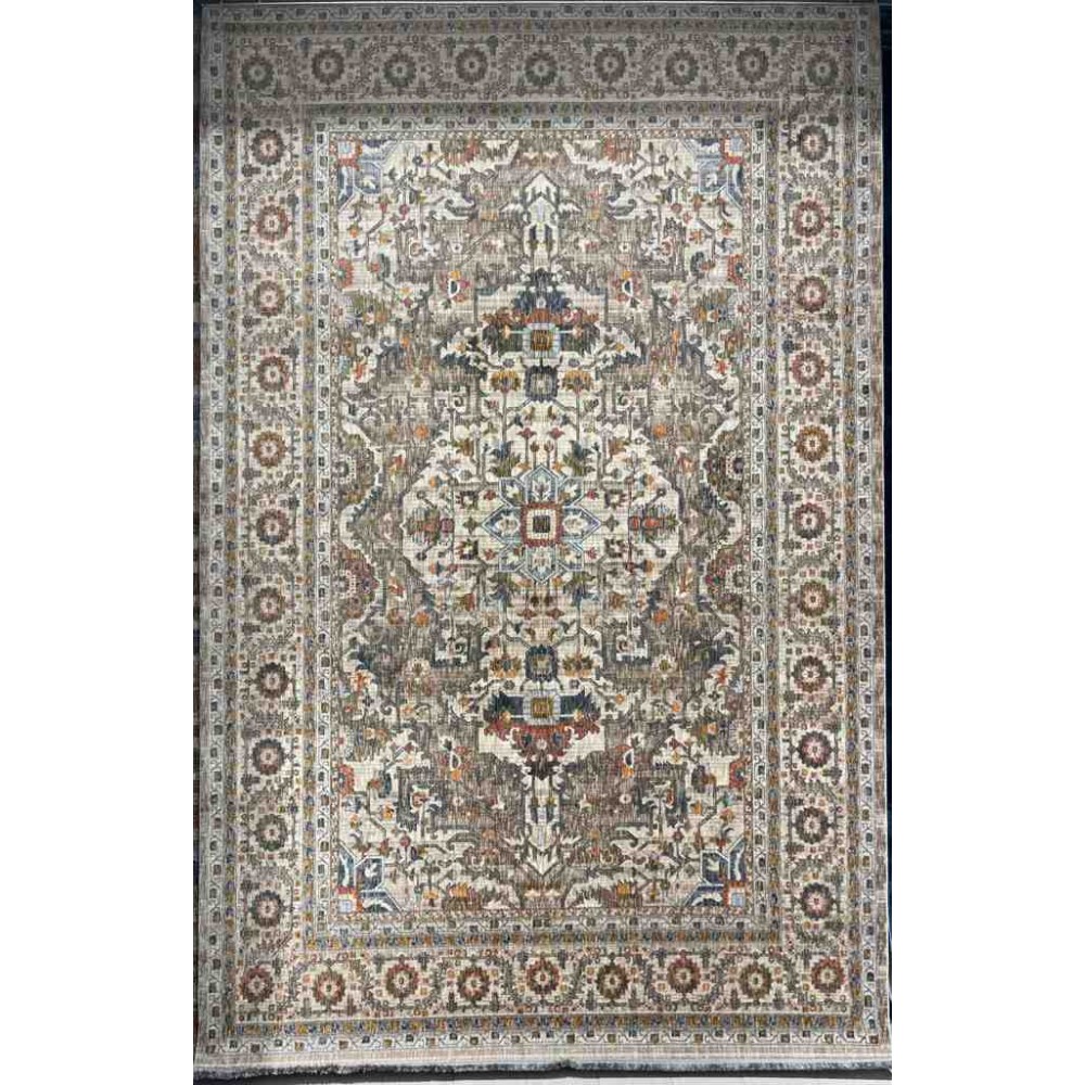 سجاد بوهيمي تركي تكنو KO66A بيج مقاس 400*500