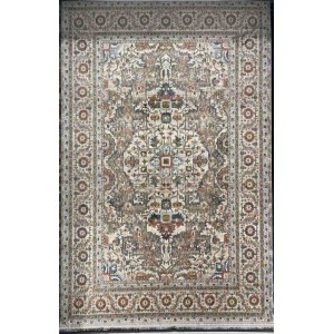 سجاد بوهيمي تركي تكنو KO66A بيج مقاس 250*350