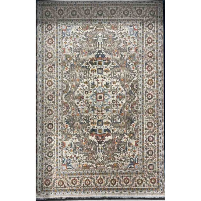 سجاد بوهيمي تركي تكنو KO66A بيج مقاس 250*350