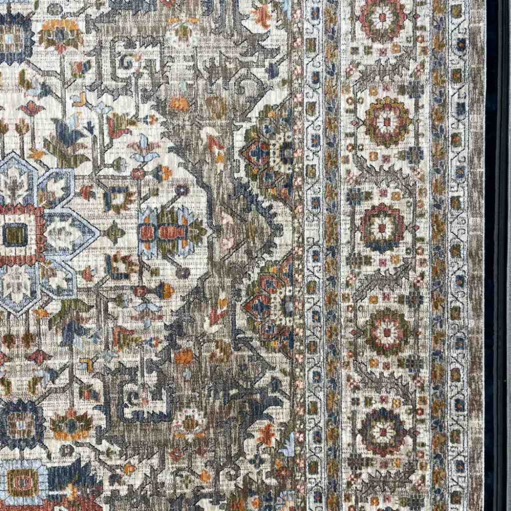 سجاد بوهيمي تركي تكنو KO66A بيج مقاس 400*500