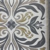 سجاد الهبه اناتوليا نقش فرنسي تركي D030B ابيض رصاصي مقاس 250*350
