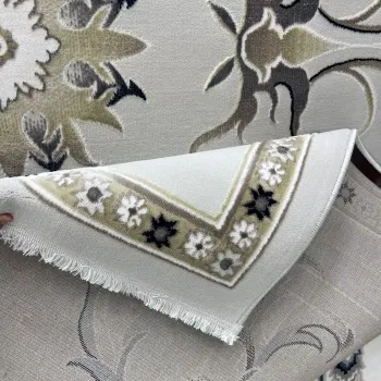 سجاد تركي بوسان نقش فرنسي القصور 007115 بيج مقاس 50*80