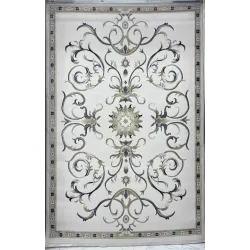 سجاد تركي بوسان نقش فرنسي القصور 007115 كريم شرينك مقاس 50*80
