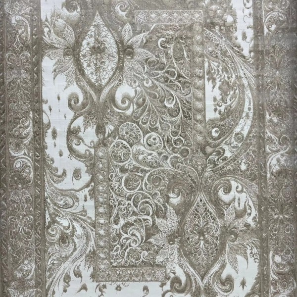 سجاد نيو بوهيمي تركي كاشان ثري دي 8339B كريم مقاس 300*400
