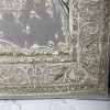 سجاد نيو بوهيمي تركي كاشان ثري دي 8339B رصاصي مقاس 80*150