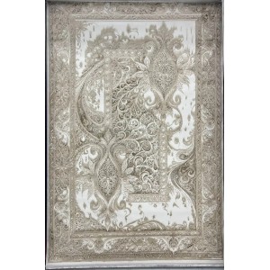 سجاد نيو بوهيمي تركي كاشان ثري دي 8339B فيزون مقاس 150*220