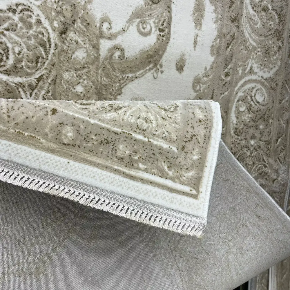 سجاد نيو بوهيمي تركي كاشان ثري دي 8339B فيزون مقاس 300*400