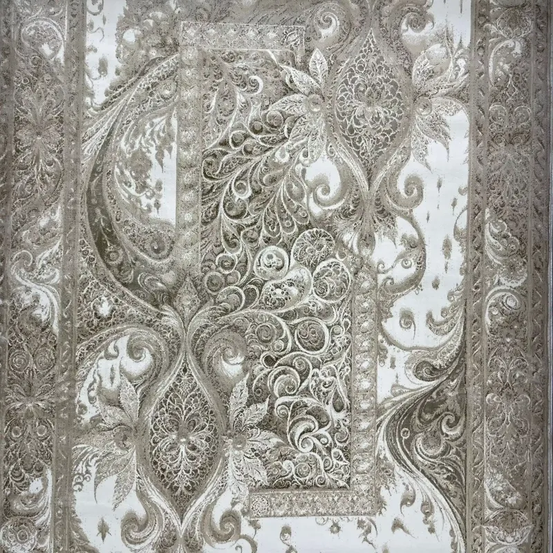 سجاد نيو بوهيمي تركي كاشان ثري دي 8339B فيزون مقاس 300*400