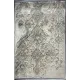 سجاد نيو بوهيمي تركي كاشان ثري دي 8555A سماوي مقاس 300*400