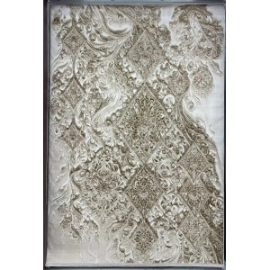 سجاد نيو بوهيمي تركي كاشان ثري دي 8555A كريم مقاس 80*150