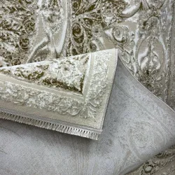 سجاد نيو بوهيمي تركي كاشان ثري دي 8556A بيج مقاس 300*400