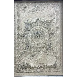 سجاد نيو بوهيمي تركي كاشان ثري دي 8556A سماوي مقاس 80*150