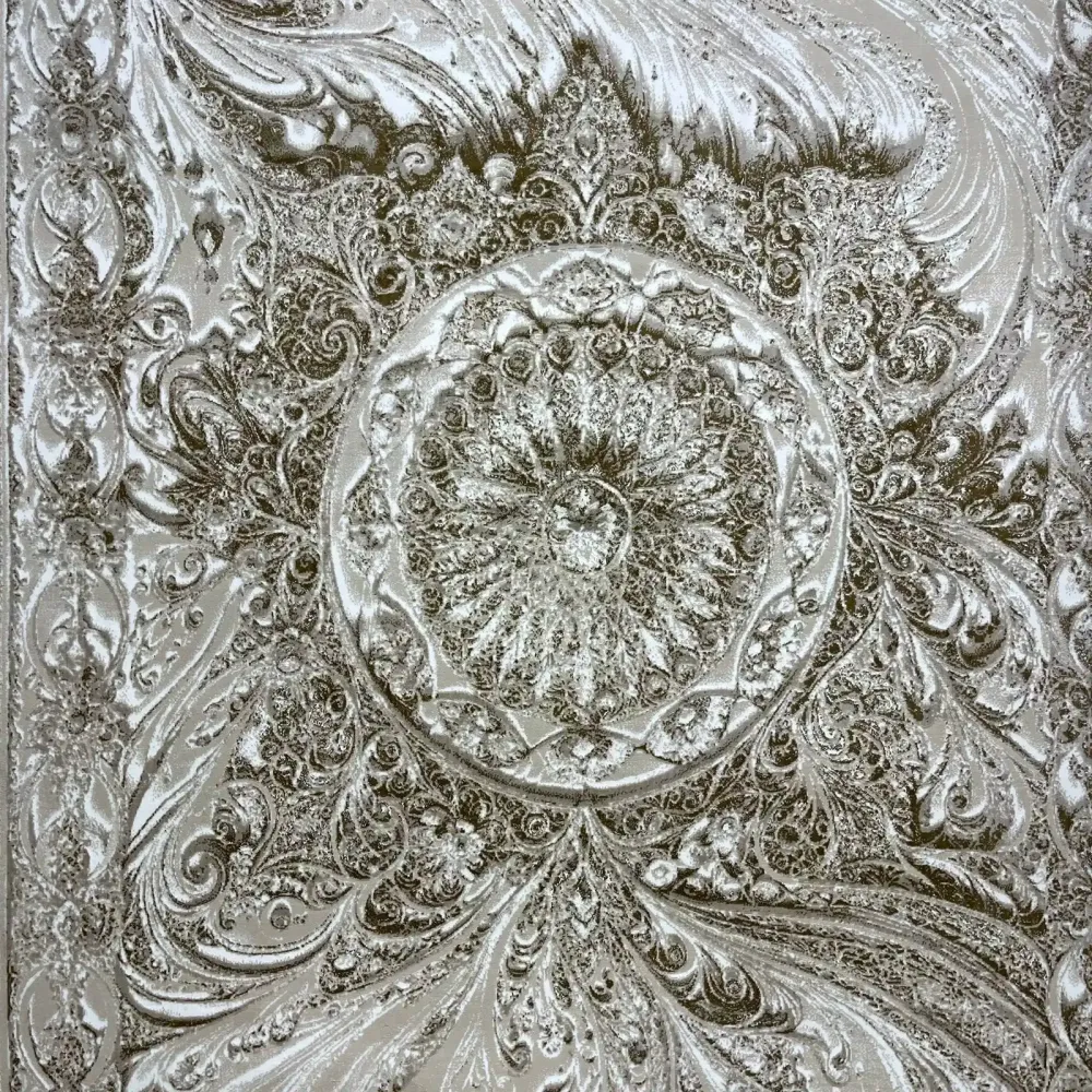 سجاد نيو بوهيمي تركي كاشان ثري دي 8556A كريم مقاس 300*400