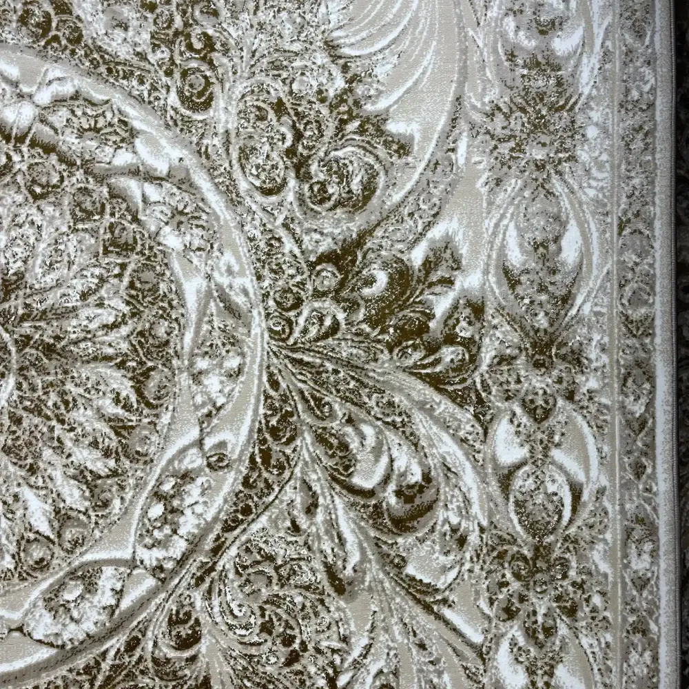 سجاد نيو بوهيمي تركي كاشان ثري دي 8556A كريم مقاس 300*400