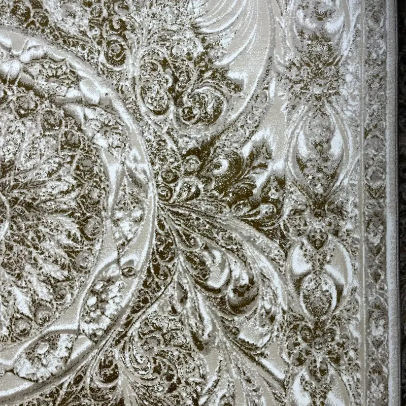 سجاد نيو بوهيمي تركي كاشان ثري دي 8556A كريم مقاس 300*400