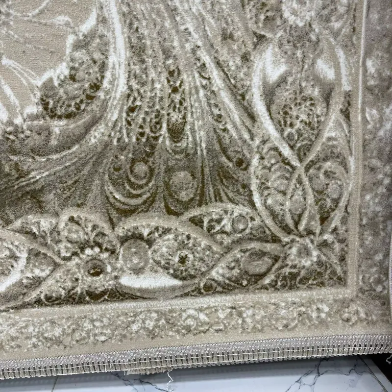 سجاد نيو بوهيمي تركي كاشان ثري دي 8556A فيزون مقاس 100*200