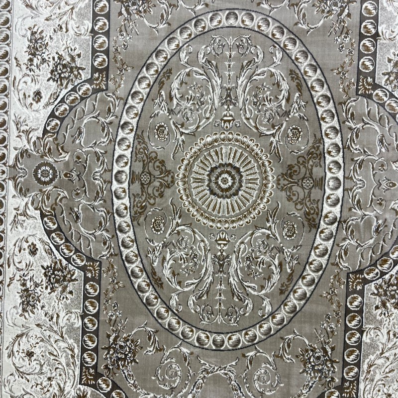 سجاد تركي تبريز كلاسيك سميك 43450F بيج مقاس 250*350