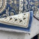 سجاد تركي تبريز كلاسيك سميك 43450F سماوي مقاس 50*80