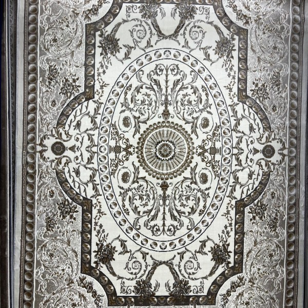 سجاد تركي تبريز كلاسيك سميك 43450F كريم مقاس 150*230