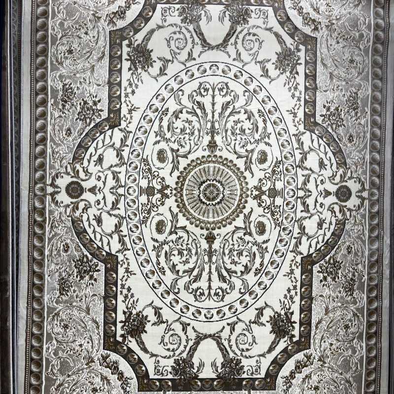 سجاد تركي تبريز كلاسيك سميك 43450F كريم مقاس 500*700