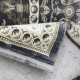 سجاد تركي تبريز كلاسيك سميك 43450F رصاصي مقاس 50*80