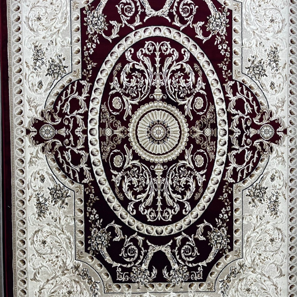 سجاد تركي تبريز كلاسيك سميك 43450F احمر مقاس 50*80